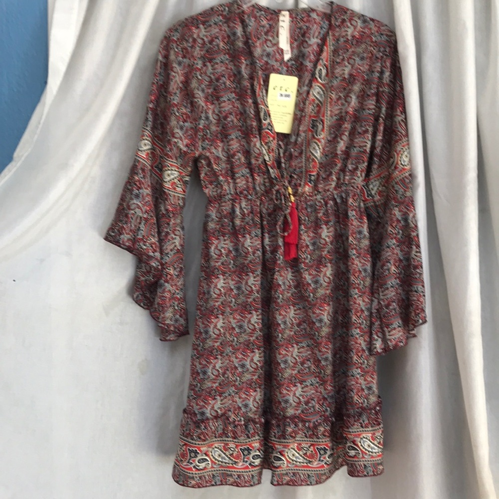 Etc patterned dress